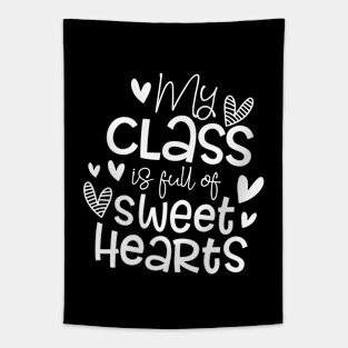 My Class Full Of Sweet Hearts Tapestry