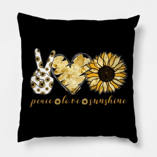 Peace love sunshine Pillow