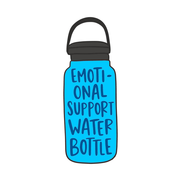 Emotional Support Water Bottle Please Do Not Pet by QuortaDira