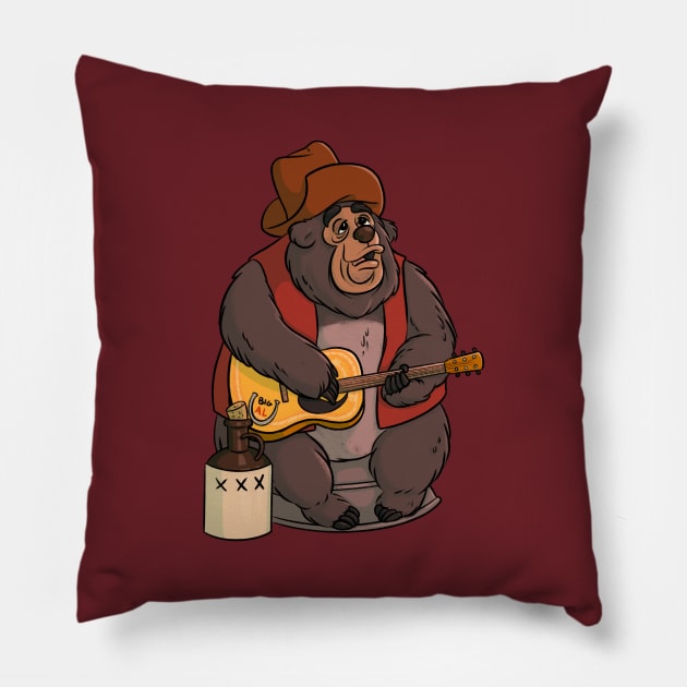 Big Al Pillow by jfeldmanart