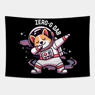 Corgi Astronaut Tapestry