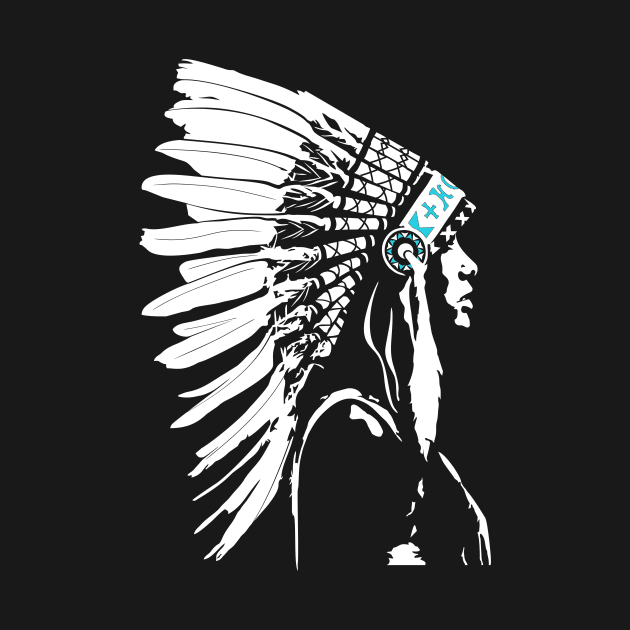 Native American Indian Headdress by Bizb