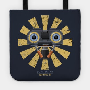 Johnny 5 Retro Japanese Short Circuit Tote