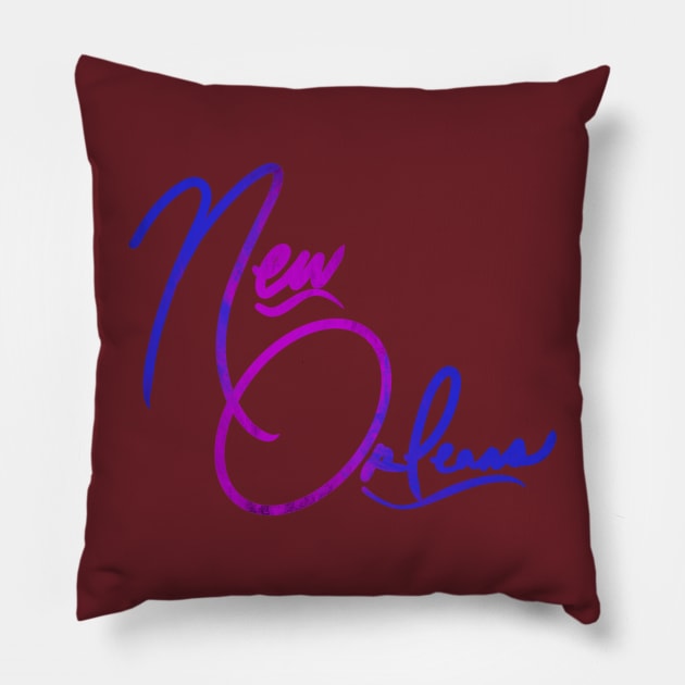 New orleans Pillow by Stephanie Kennedy 