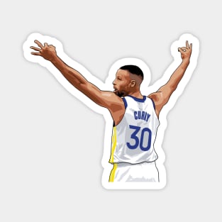 Stephen Curry Vector Back Magnet