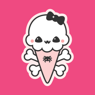 Creepy Cute Ice Cream Cone T-Shirt