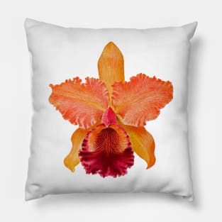 solitary orchid Pillow