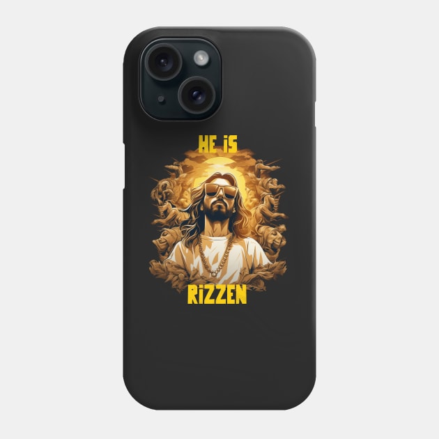 He is rizzen Phone Case by Popstarbowser