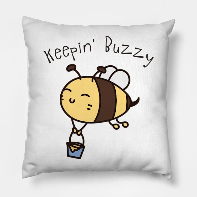 Cute Keepin' Buzzy Bee Pillow by JanesCreations