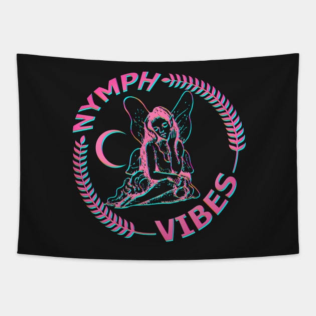 NYMPH VIBES Tapestry by thecaoan