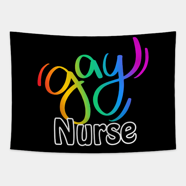 Gay Nurse Tapestry by Tom Kenison Designs