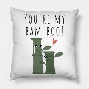 You're My Bamboo Plant Lover Funny Pun Edit Pillow