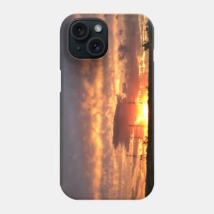 Golden monsoon sunset Phone Case