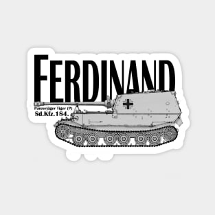 Ferdinand Tank Destoyer Magnet