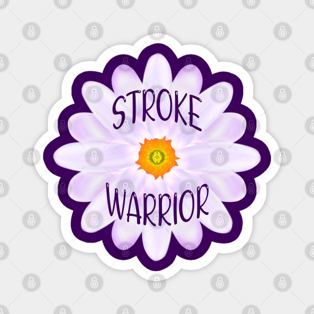 Stroke Warrior Magnet by MoMido