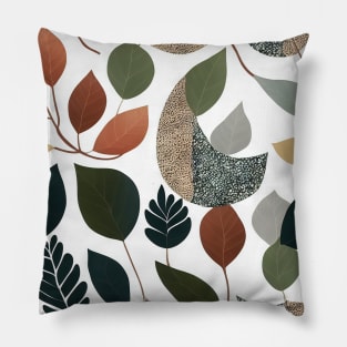 Chromatic Botanic Abstraction #69 Pillow