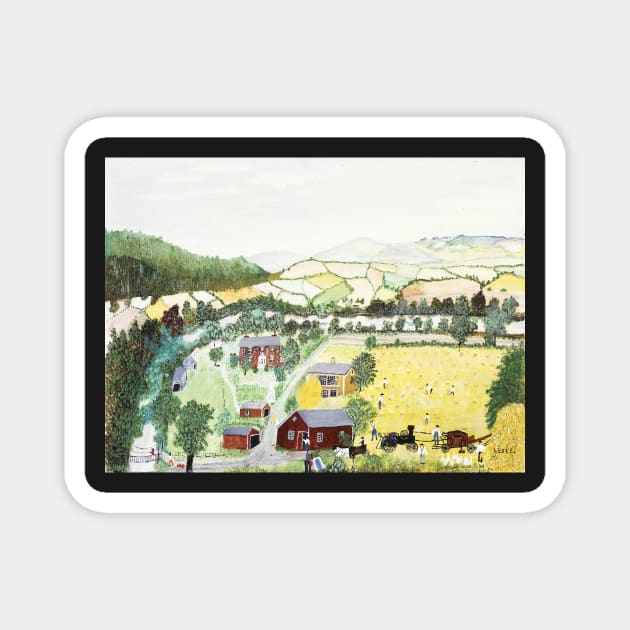 grandma moses Magnet by QualityArtFirst