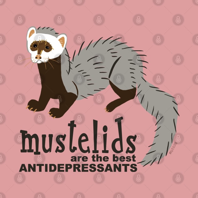 Mustelids are the best antidepressants #1 by belettelepink