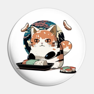 Sushi Cat Pin