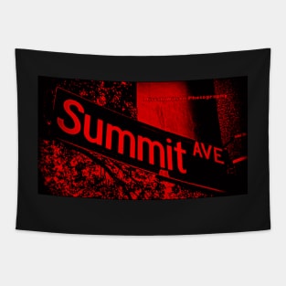 Summit Avenue BLACK CHERRY Pasadena California by Mistah Wilson Photography Tapestry