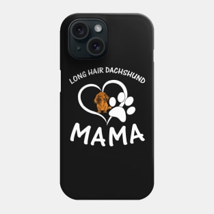 Long Hair Dachshund Mama Phone Case