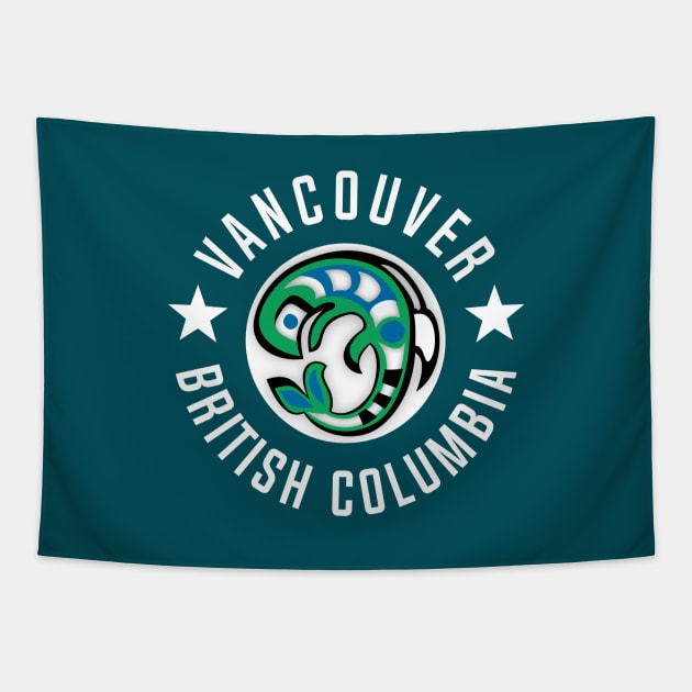 Vancouver British Columbia Tapestry by SeattleDesignCompany