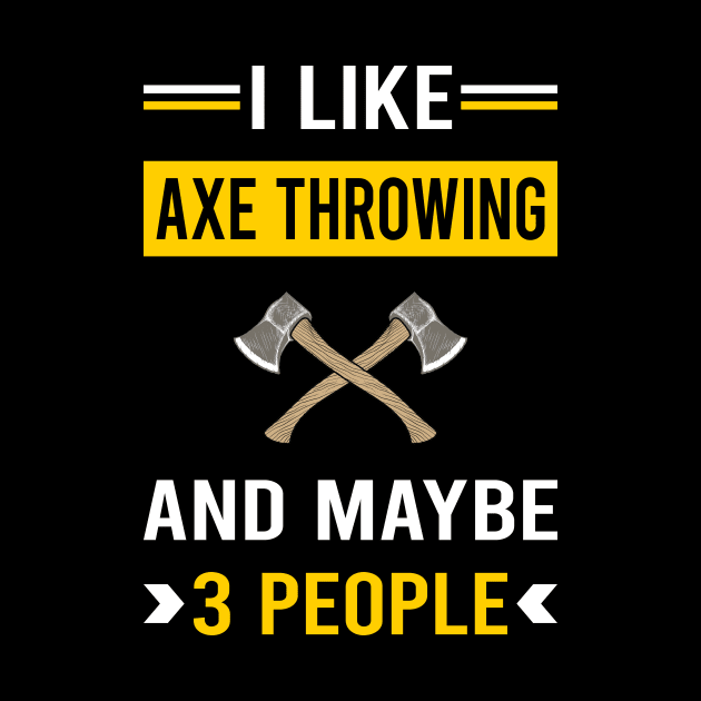 3 People Axe Thrower Throwing Axes by Bourguignon Aror