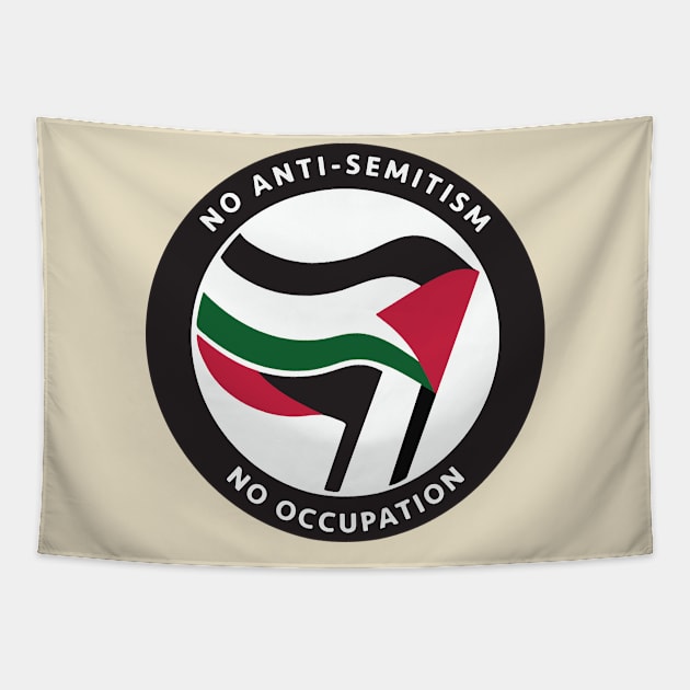 No Antisemitism No Occupation Tapestry by Dystopianpalace