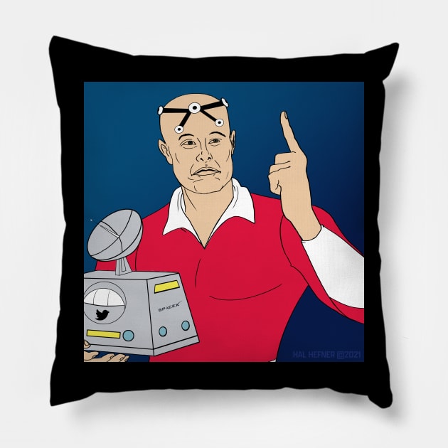 ELONIAC Pillow by HalHefner