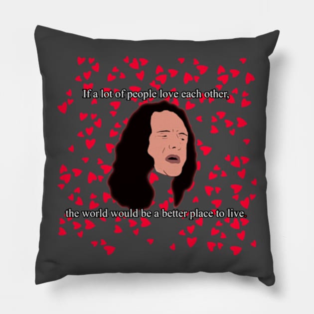 The Room - Wiseau's Wise Words Pillow by Barnyardy