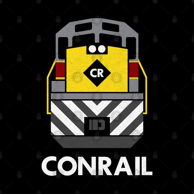 Conrail Ex-Erie Lackawanna SD45 train Engine by Turboglyde