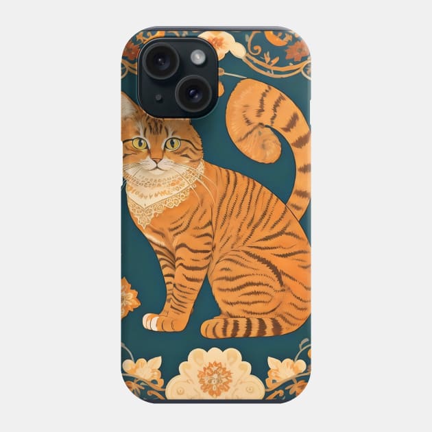 Rug Pattern inspired-Persian cat design Phone Case by Fadedstar