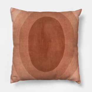 Warm geometric boho circles Pillow