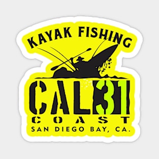 CAL31 Coast Kayak Fishing San Diego Bay Magnet