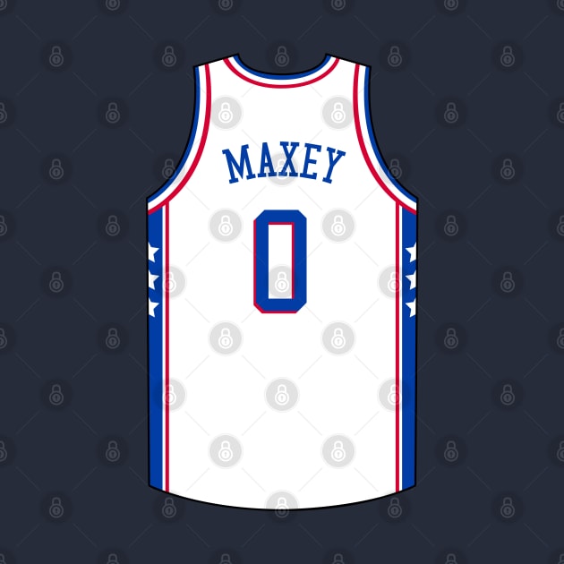 Tyrese Maxey Philadelphia Jersey Qiangy by qiangdade