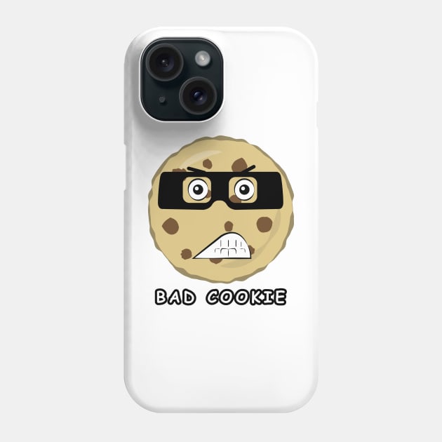 Bad Cookie - Funny Cartoon Style Phone Case by DesignWood Atelier