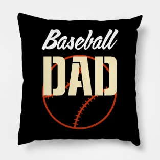 Baseball Dad for Men Boys Kid Happy Fathers Day Pillow