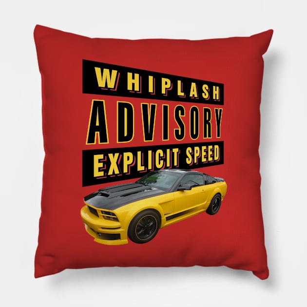 Whiplash Advisory Pillow by 4L7i0T