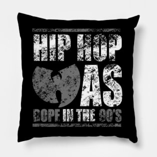 90s hip hop Pillow