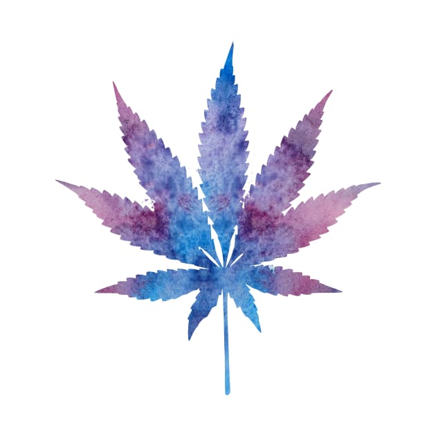 Cannabis leaf by TheJollyMarten