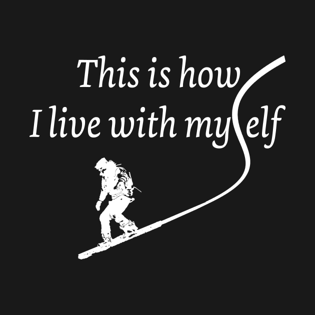 Funny Snowboard Rider Design by Artstastic