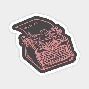 Write On! (typewriter) Magnet