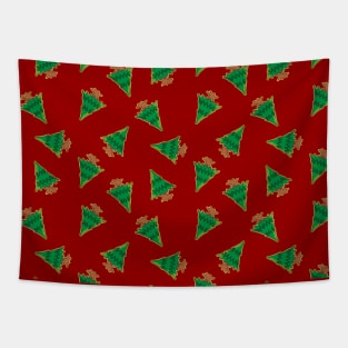 Christmas Tree Pattern Tapestry