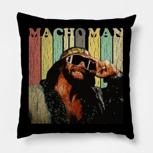 Vintage Macho Man Pillow