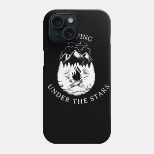 Camping under the stars Phone Case