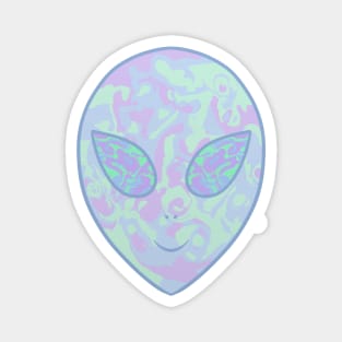 Happy Alien Magnet