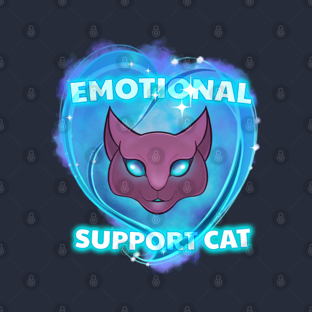 Emotional Support Cat by Iria Abella 