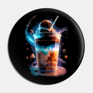 Ice Coffee in Space Pin