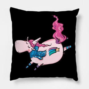 Unicorn Running Pillow