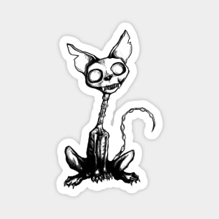 Zombie Cat Magnet